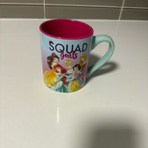 Disney Princess Squad Goals Mug - Pink and Blue